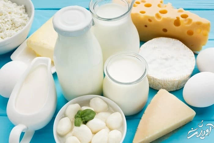 لبنیات سرشار از ویتامین دی شیر و پنیر